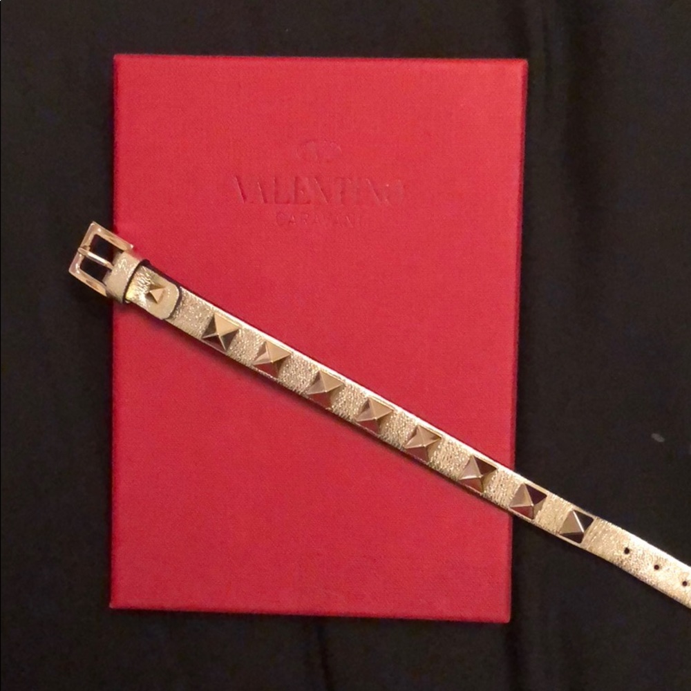 Rockstud Valentino Bracelet Gold